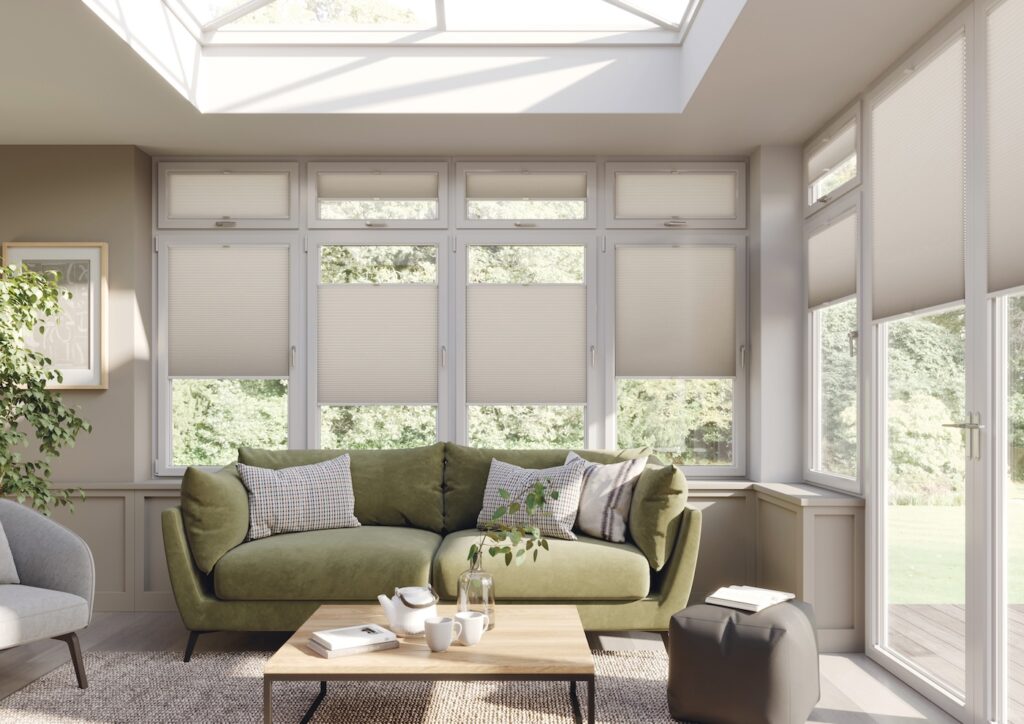 taupe blinds