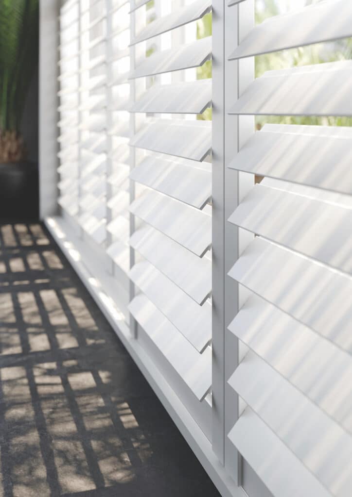 white shutters
