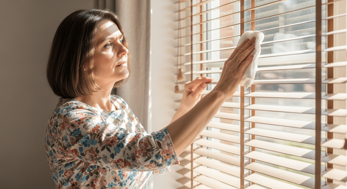 How to clean blinds